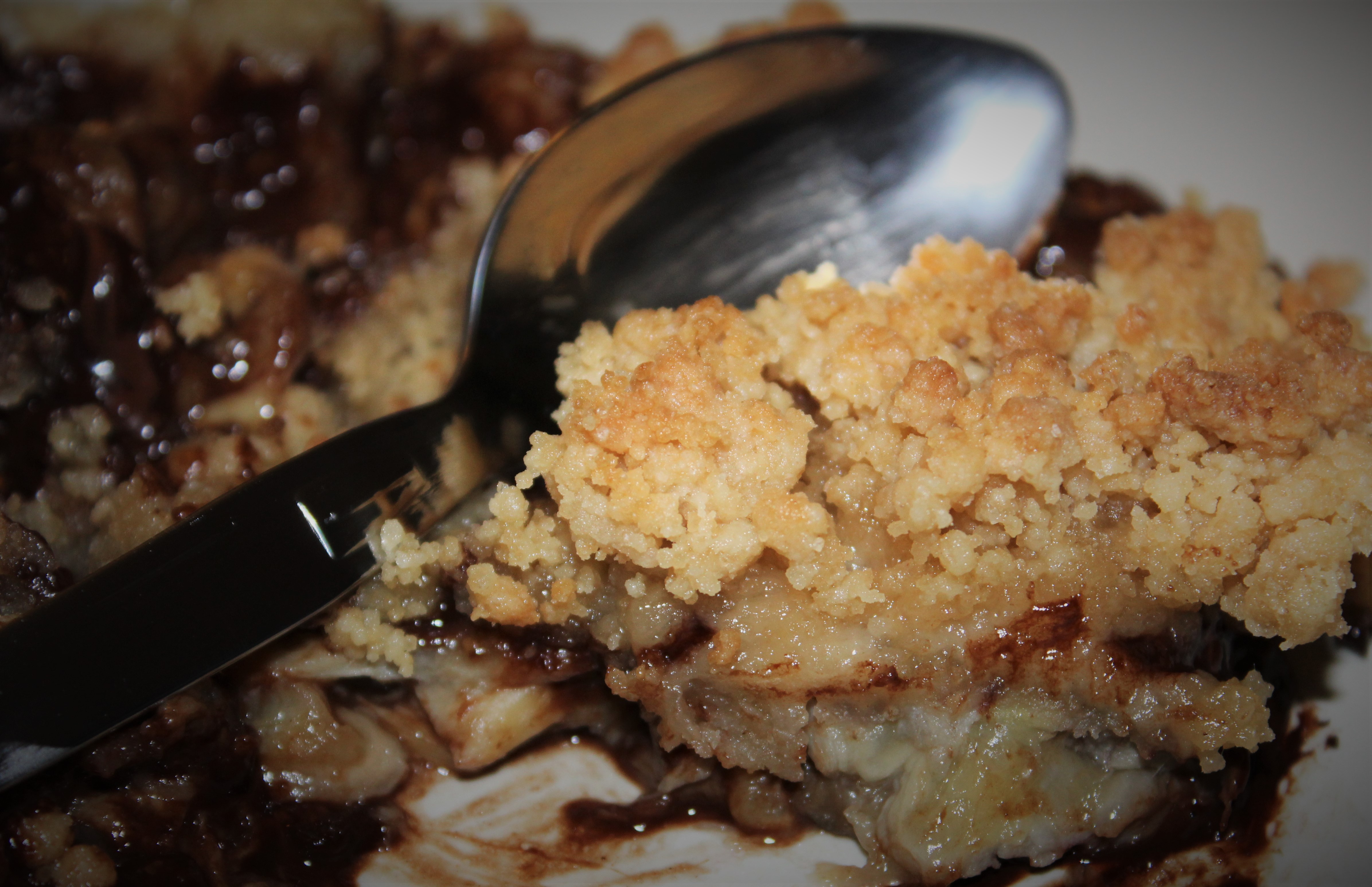 Crumble Banane Chocolat