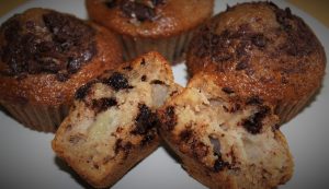 Délicimô ! - Recette Muffins Poires Chocolat - www.delicimo.fr