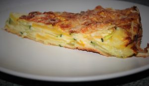 Délicimô ! - Recette de la Tarte Courgettes Safran - www.delicimo.fr