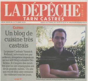 Délicimô ! - Un blog de recettes de cuisine et de pâtisserie très castrais - Castres, Tarn - Castres Olympique - www.delicimo.fr - La Dépêche du Midi