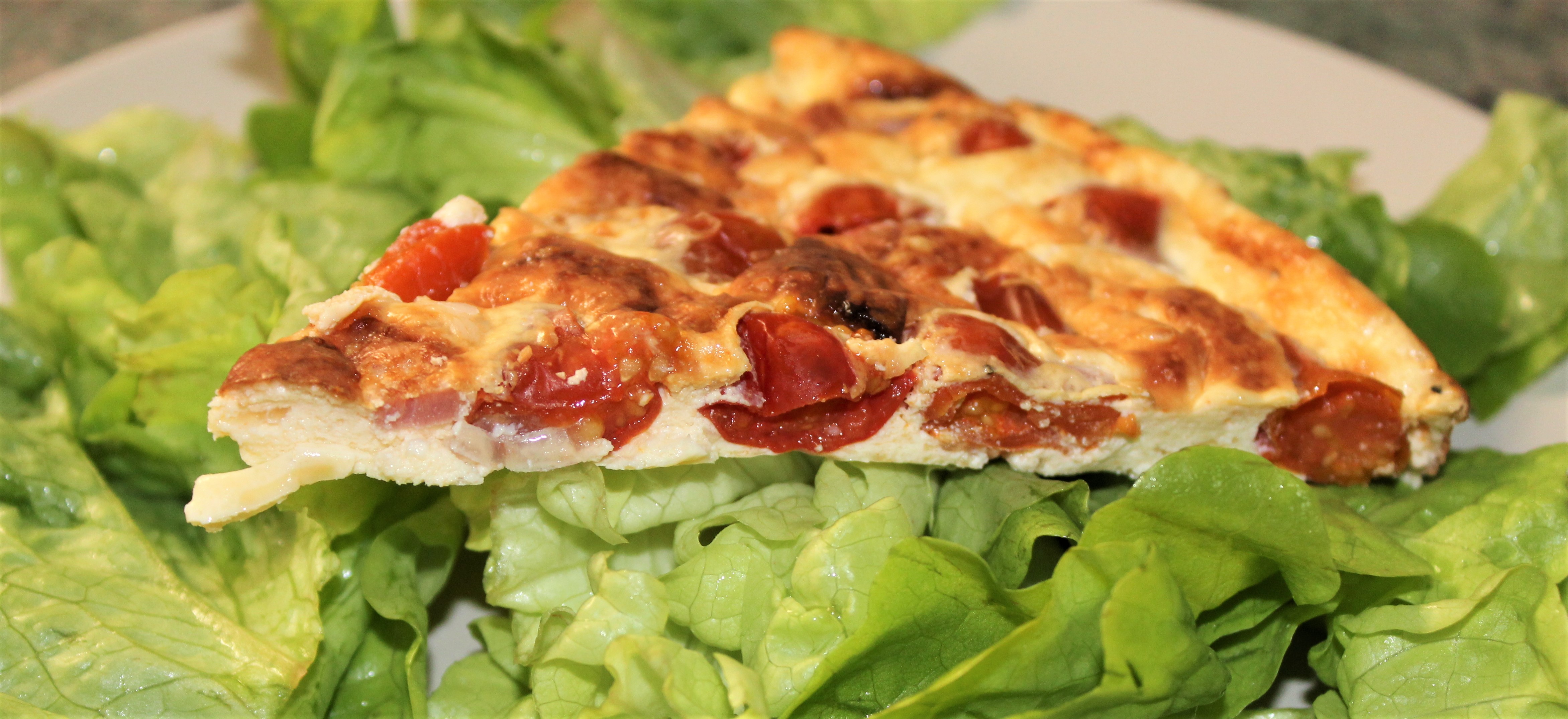 Quiche Sans Pâte : Tomates, Lardons, Chèvre Frais