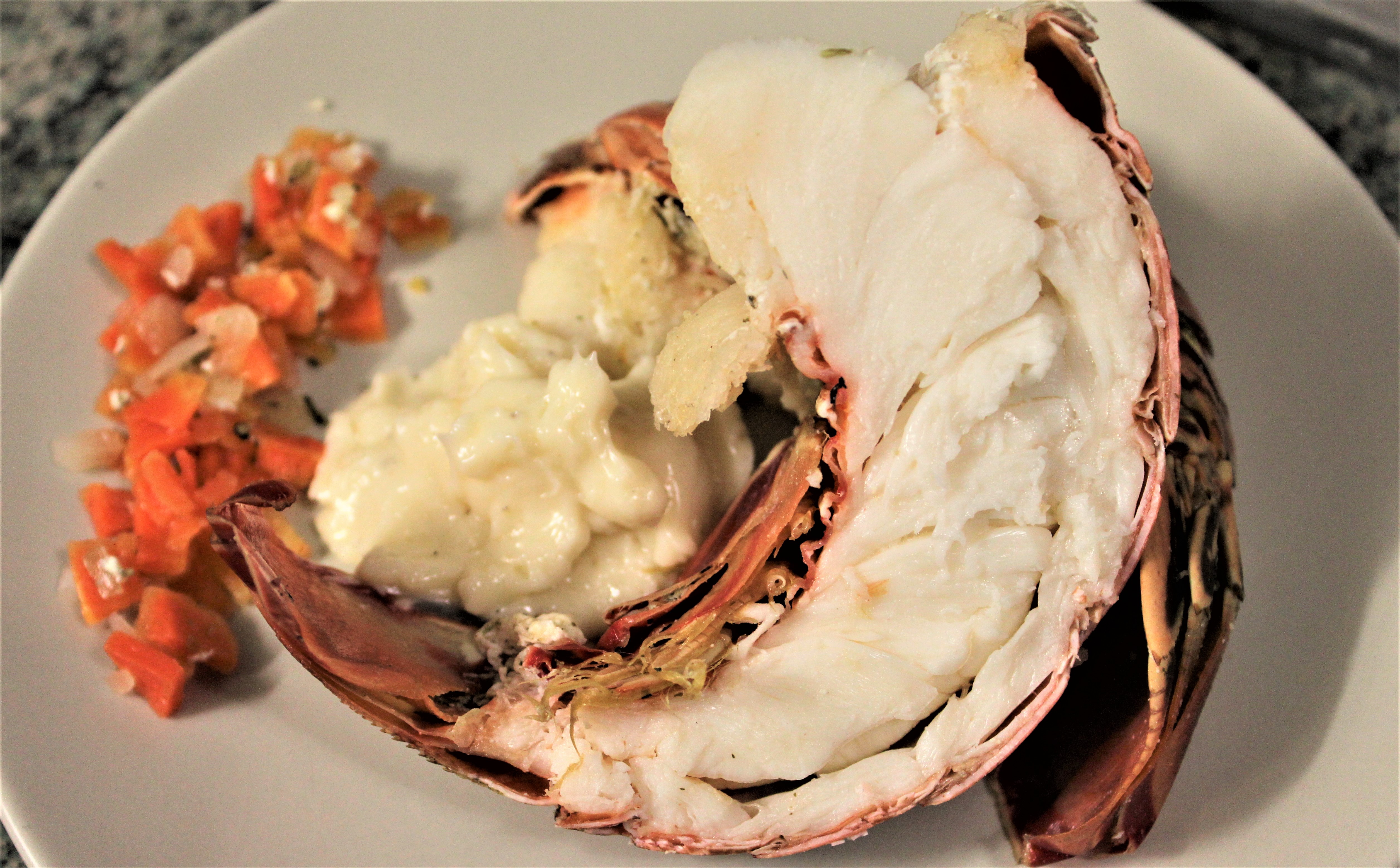 Queue de Langouste au Court-Bouillon de ma Grand-Mère