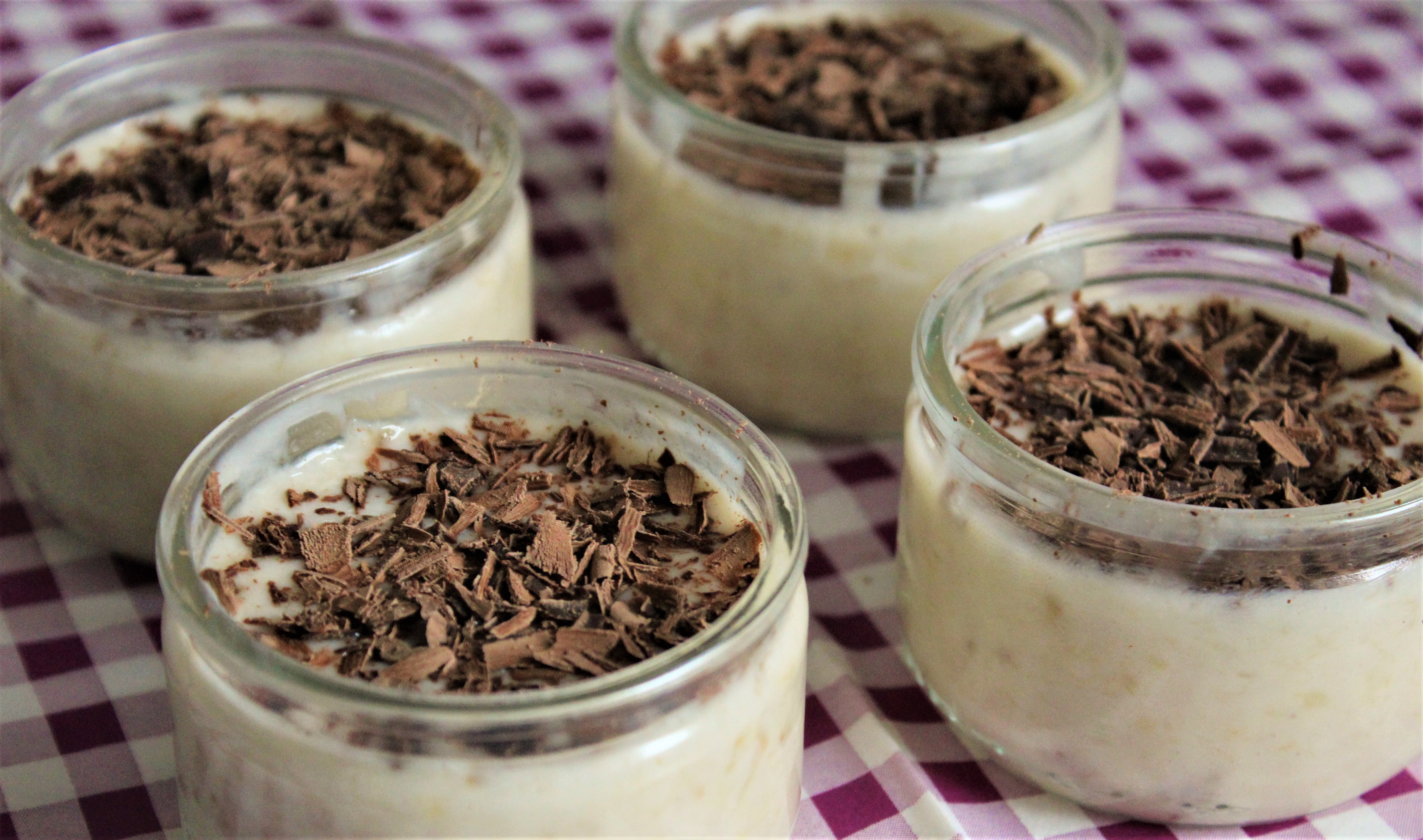 Petits Pots Dessert Faciles et Rapides : Banane, Chocolat