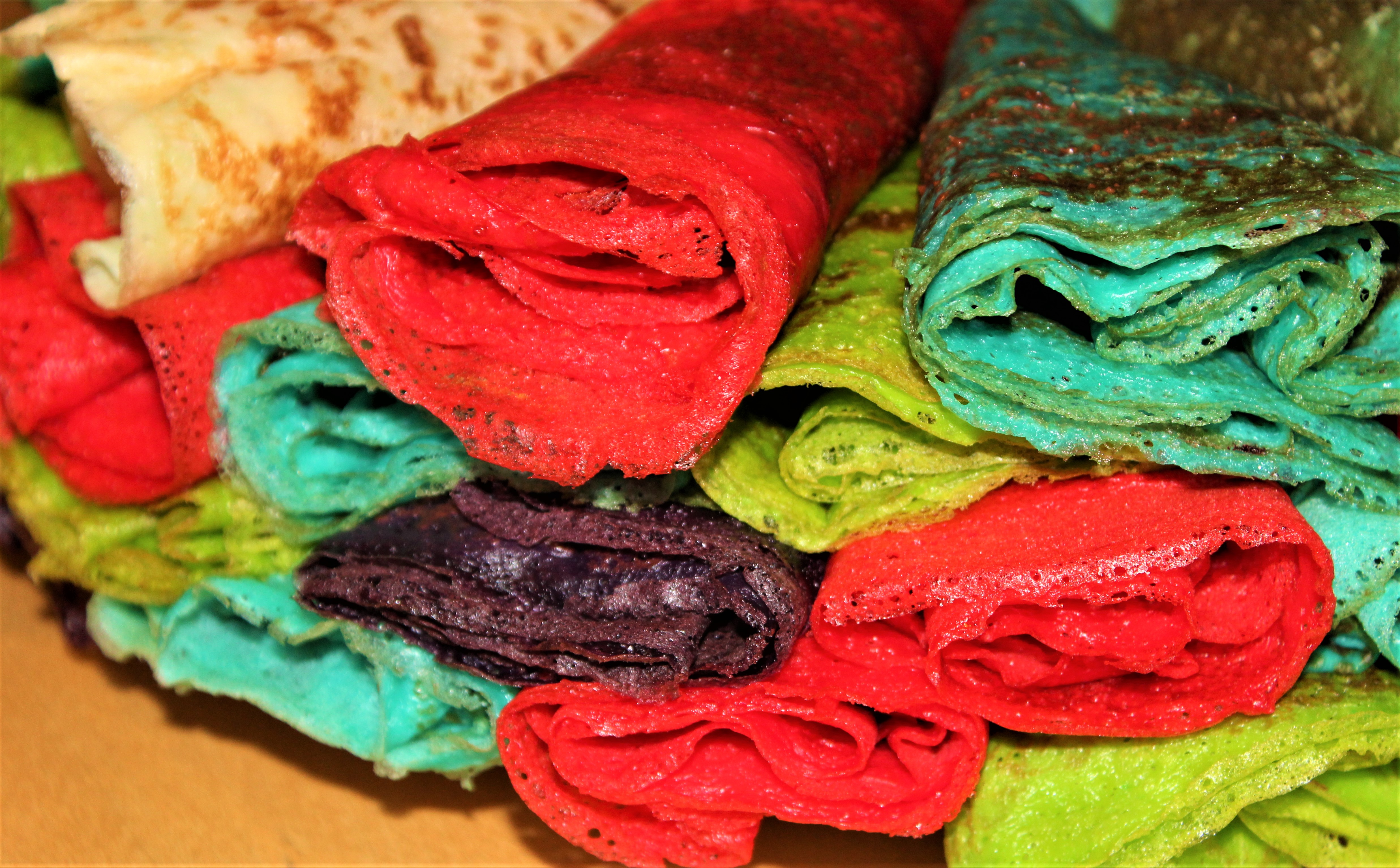 Crêpes Multicolores