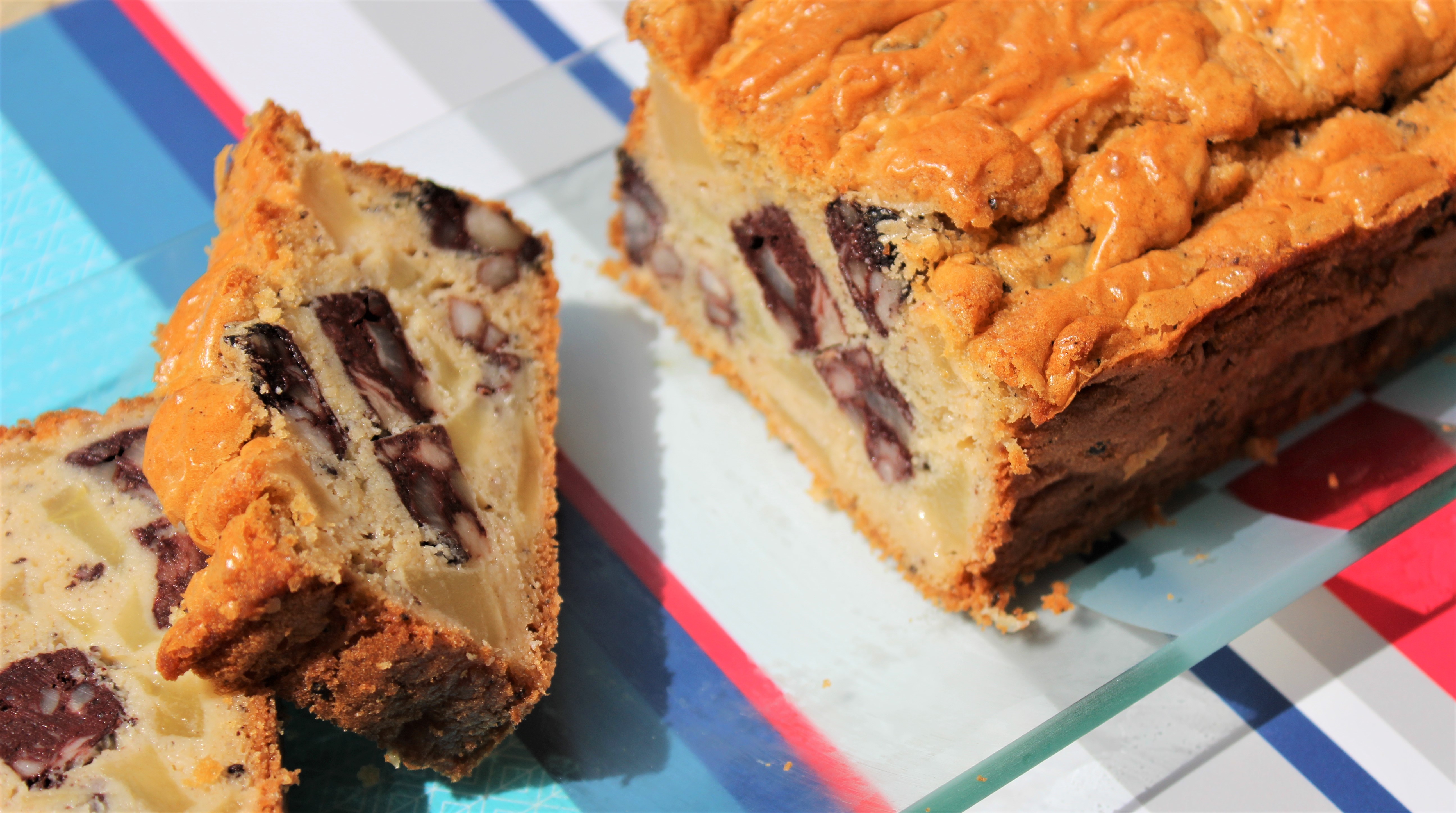 Cake au Boudin Noir et Pommes