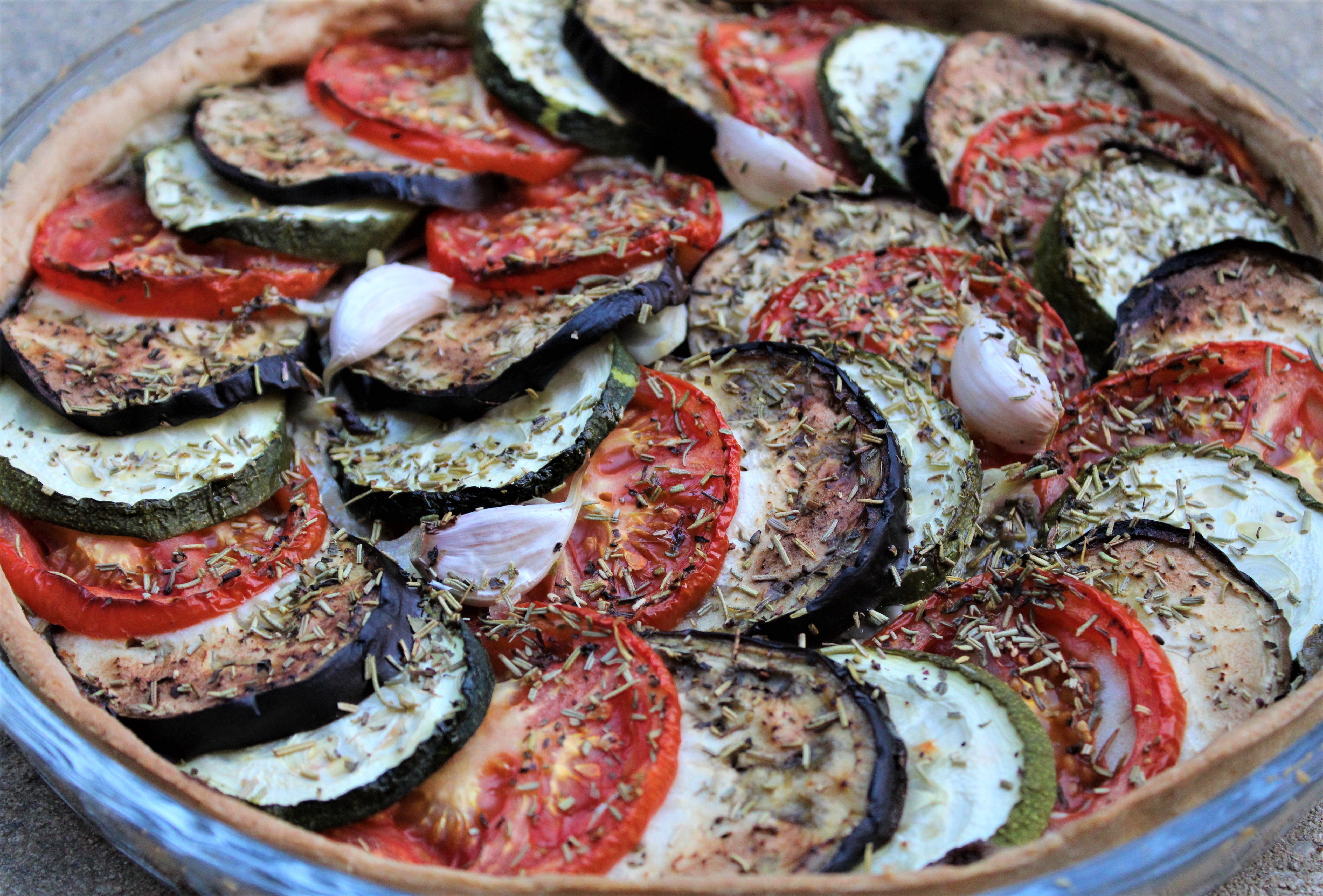 Tarte à l’Anchoïade façon Tian de Légumes