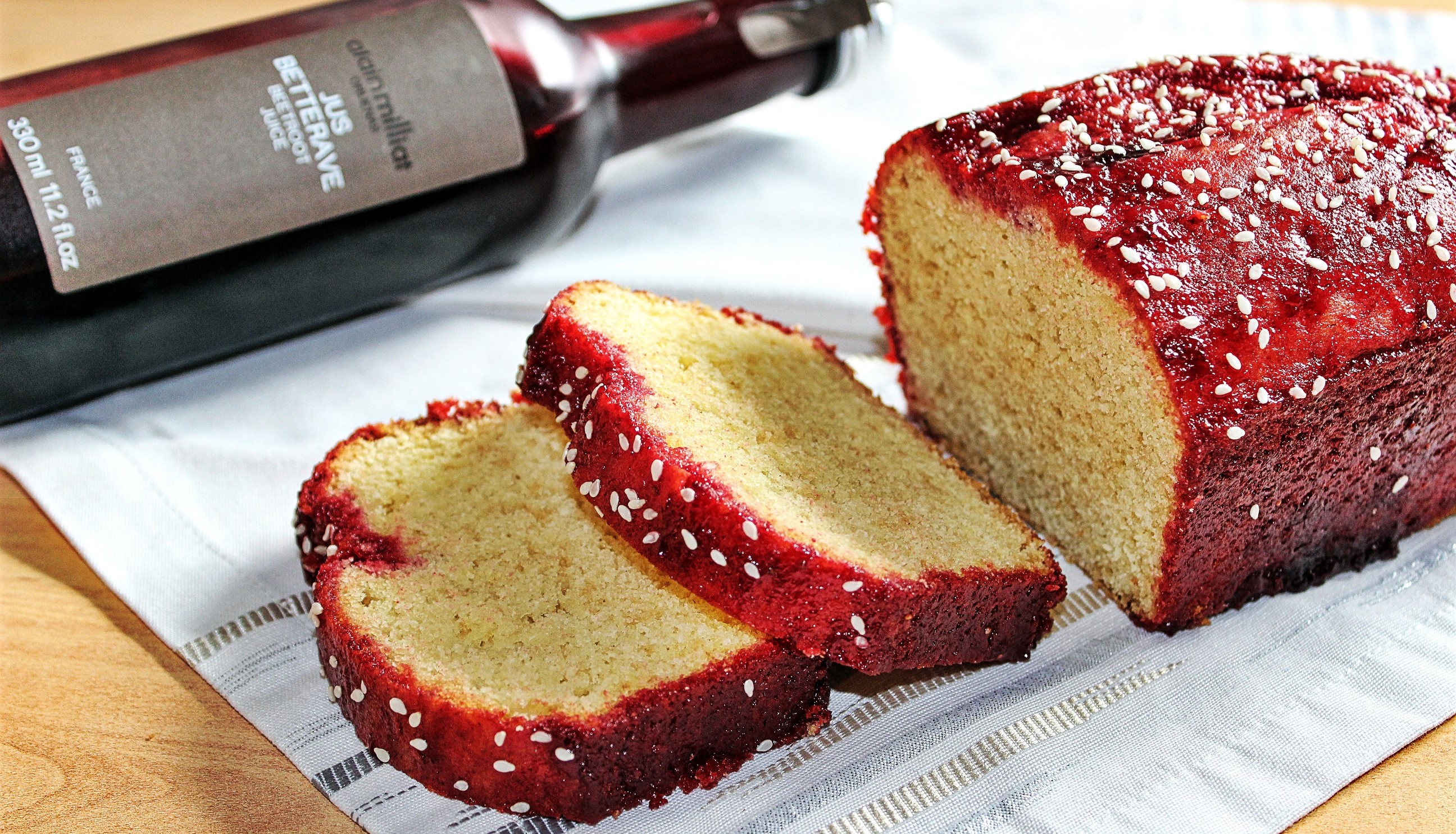 Cake à la Betterave et à la Fraise