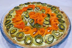 Délicimô ! - Recette de la Tarte aux Courgettes, Carotte et Ricotta - Roulée - www.delicimo.fr