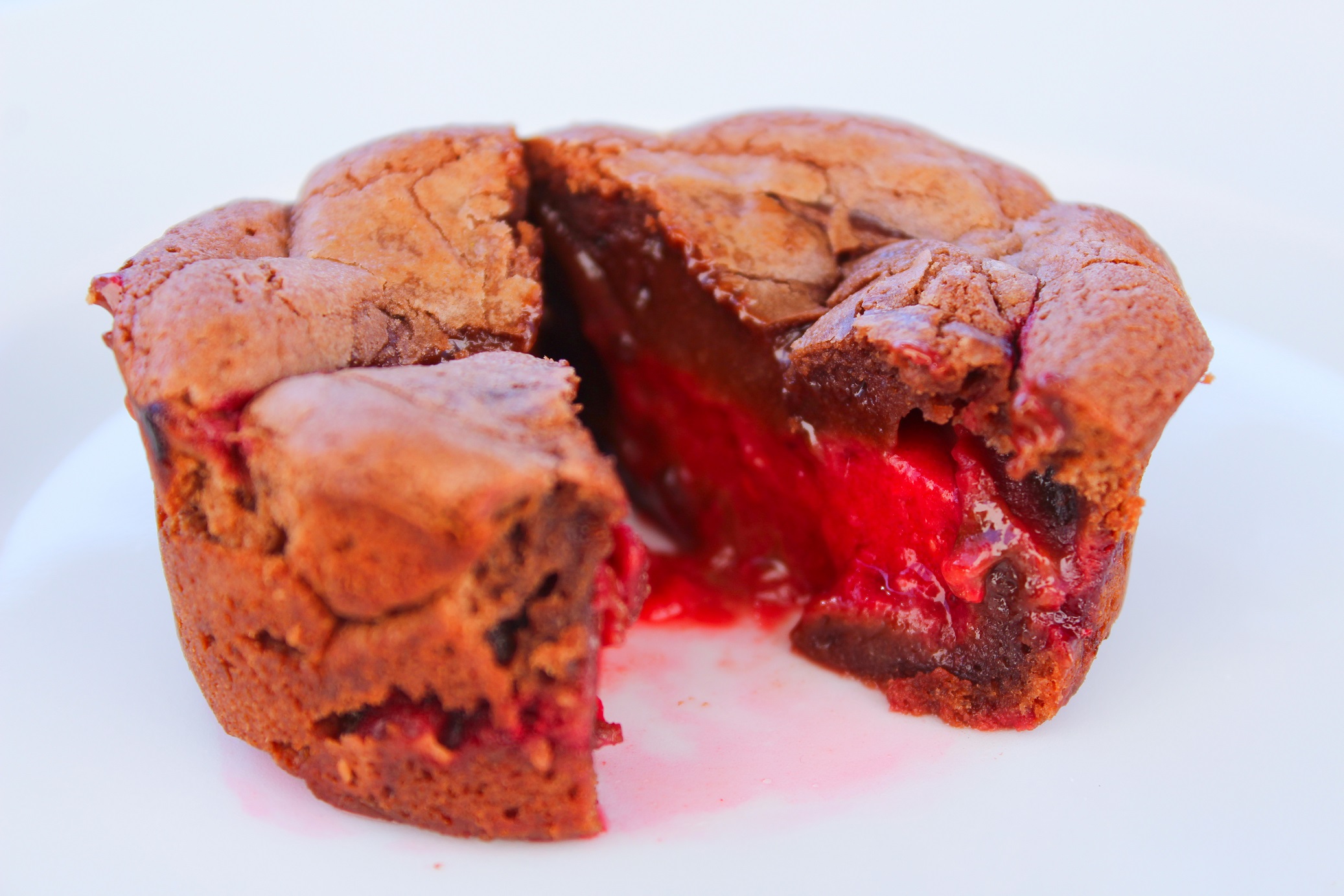 Mi-Cuit au Chocolat et son Cœur Fondant aux Framboises