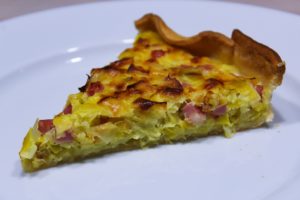 Délicimô ! - Recette Tarte Flamiche au Poireaux et Jambon - www.delicimo.fr