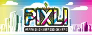 Pixli est une entreprise dédiée à : Impression tous supports - Graphisme - PAO - Communication - Délicimô ! - www.delicimo.fr