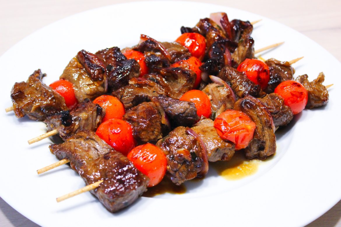 Brochettes de Bœuf Marinées